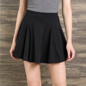 Urban outfitters black skater pleated  skirt
